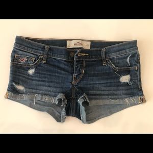 Hollister soft stretch low-rise denim short